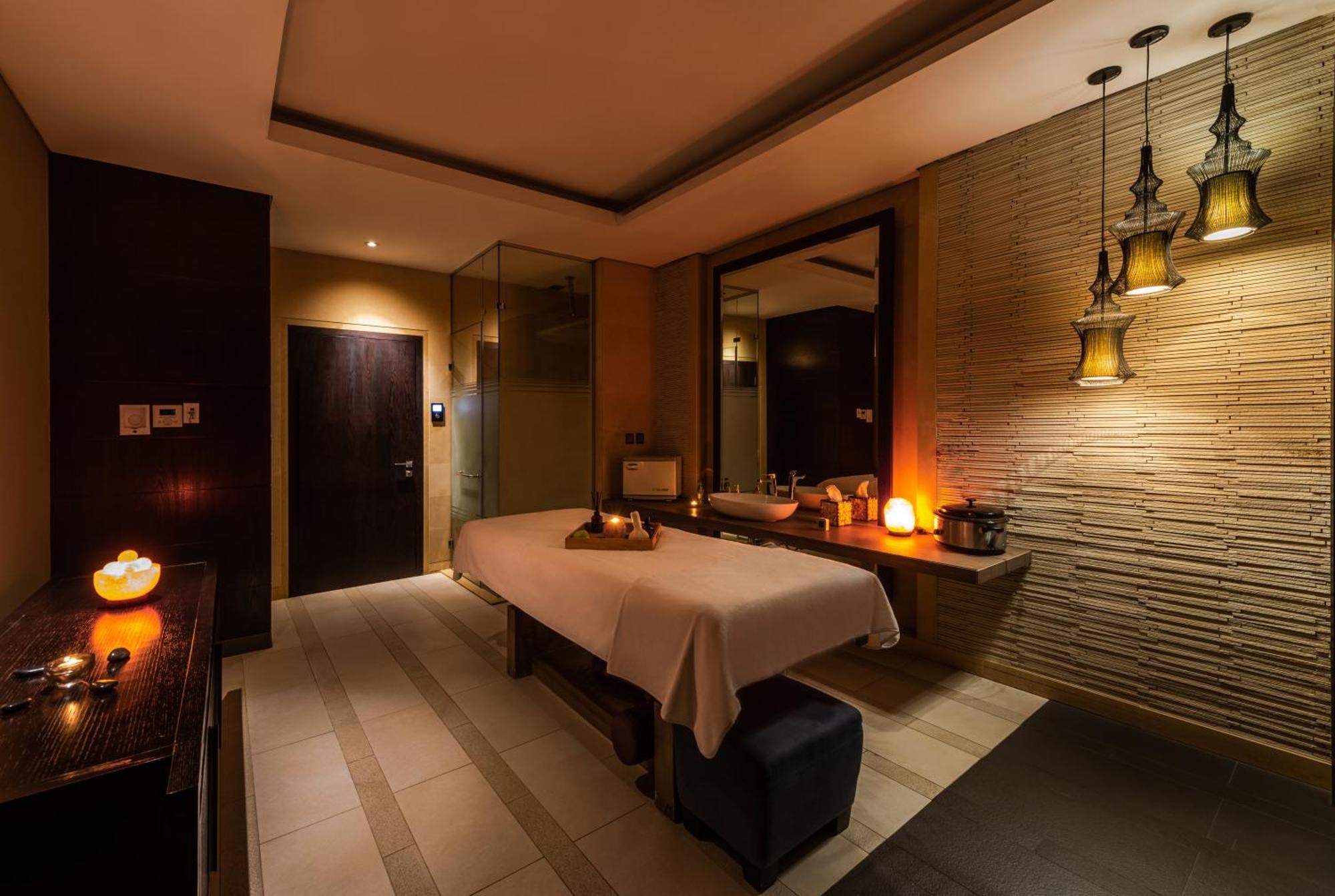 Narcissus Riyadh Hotel&Spa Exterior foto A treatment room at the spa